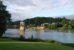 Vue de la Saône près de Jassans