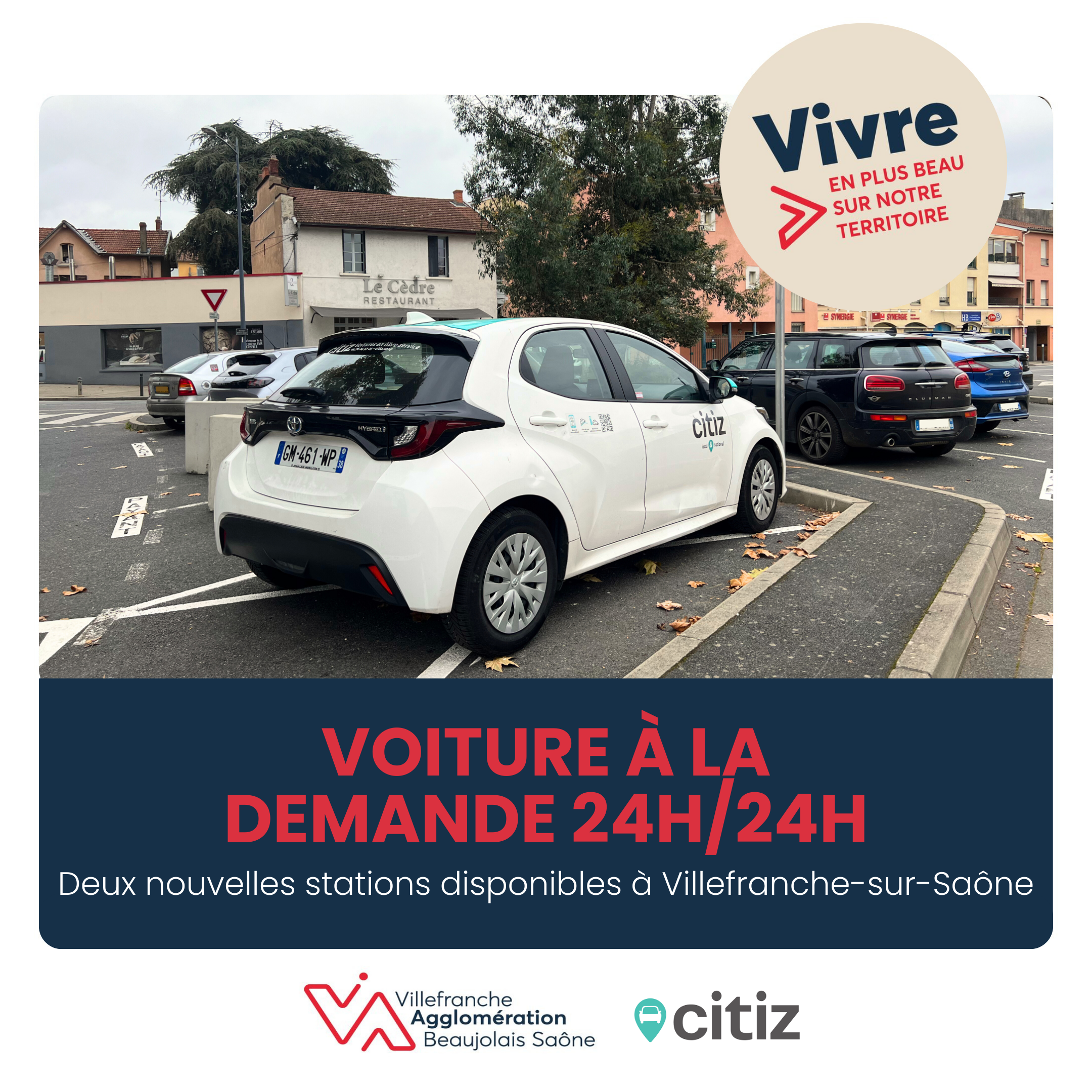 Autopartage hôtel de ville