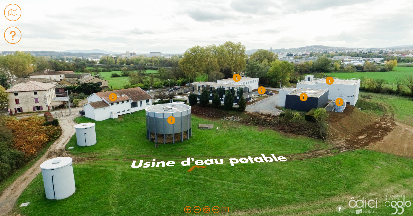 Eau - visite virtuelle usine