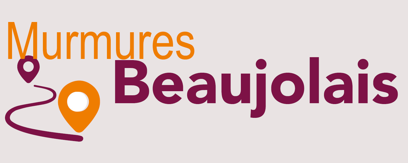 Logo Murmures Beaujolais orange et violet