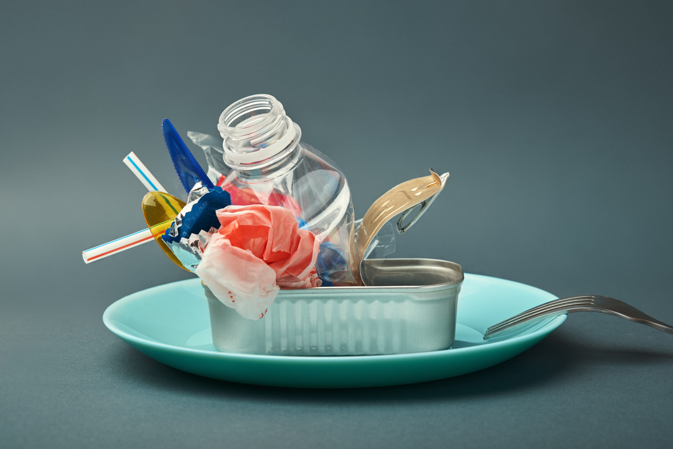 Conserves de déchets diverses