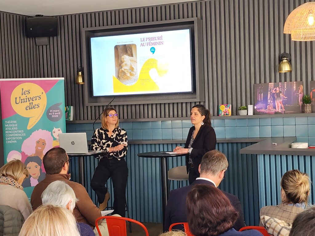La présentation de la programmation 2026 des univers'elles lors de la conférence de presse.