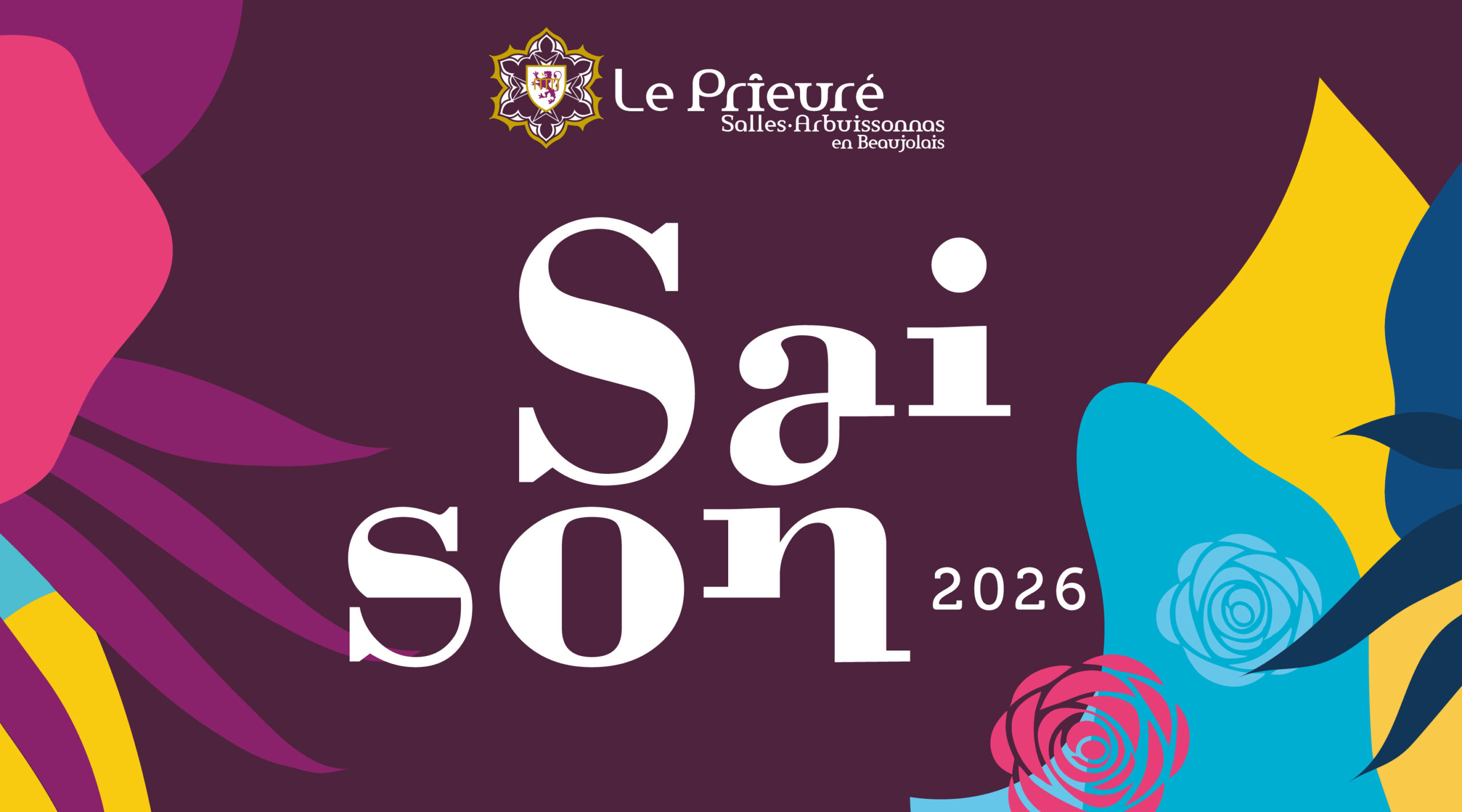 Visuel saison 2026 du Prieuré