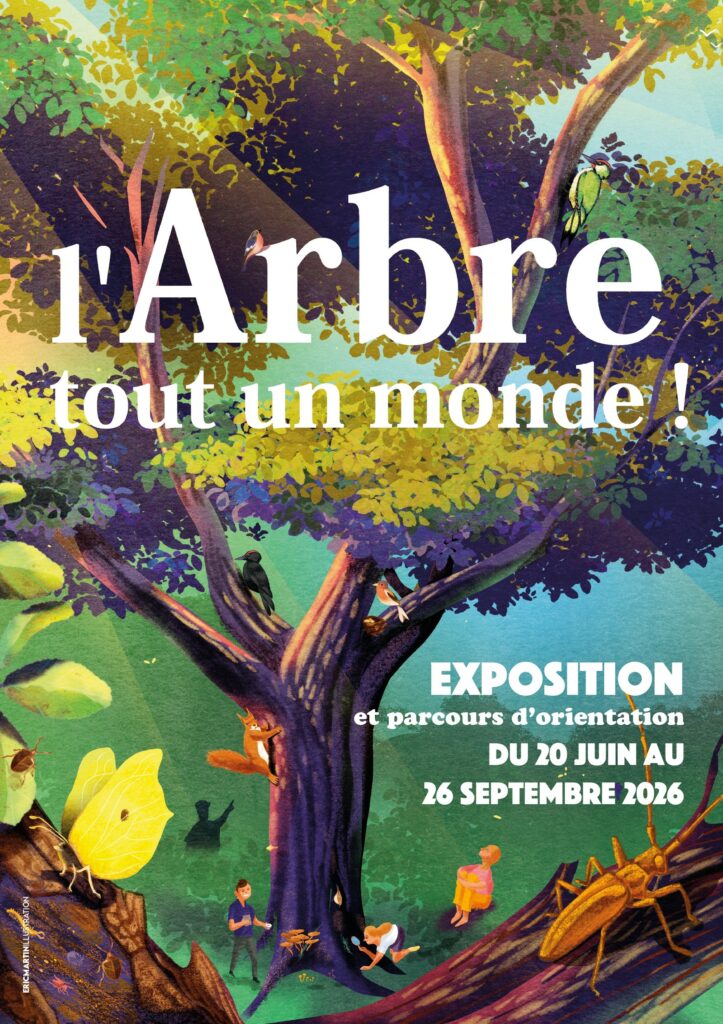 affiche de l'exposition l'arbre tout un monde