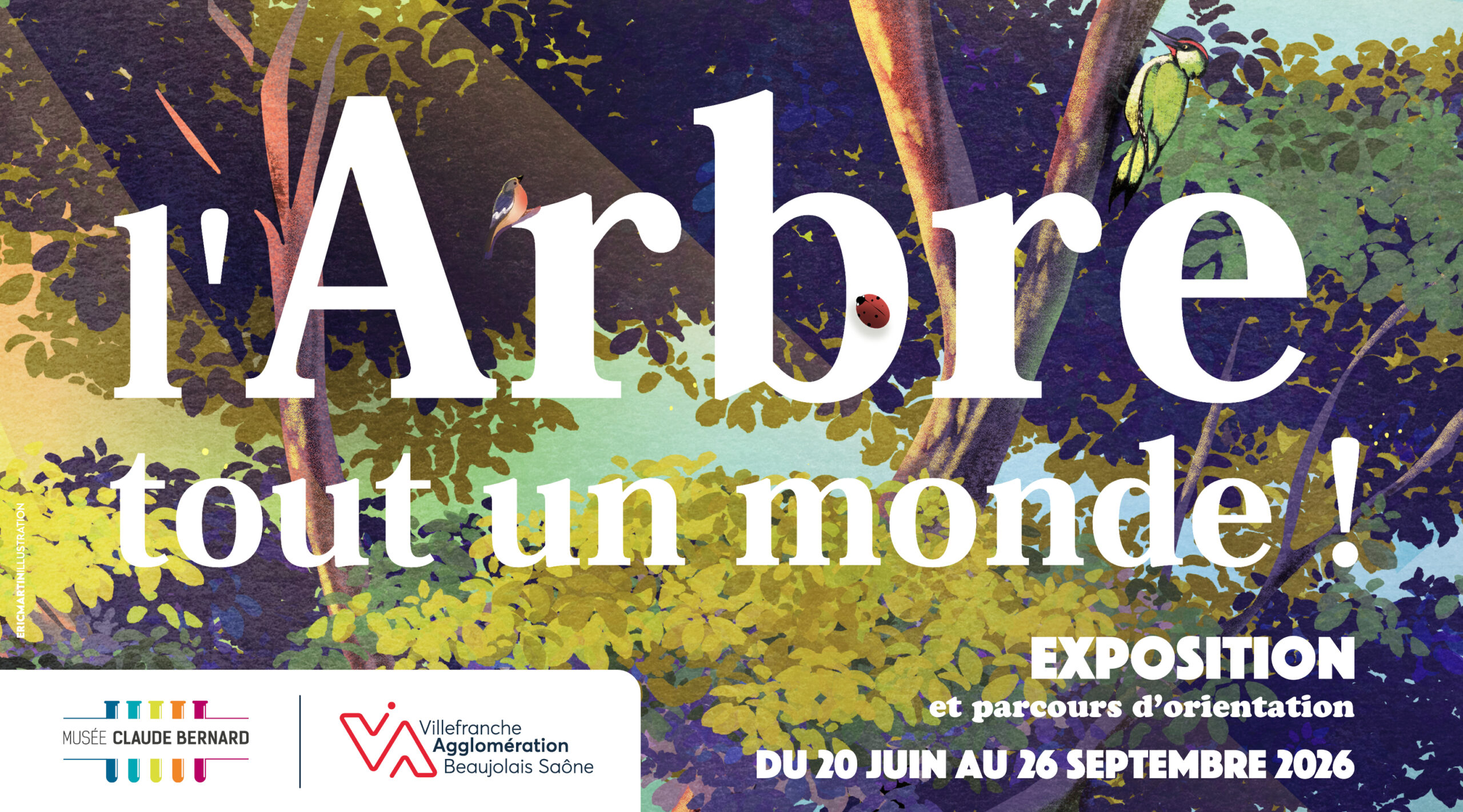 visuel exposition l'arbre tout un monde.