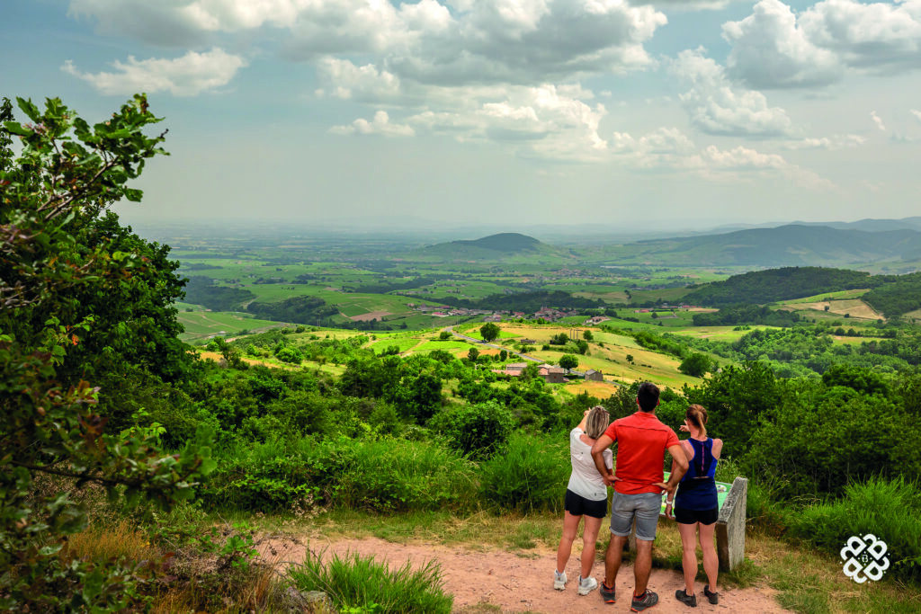 randonné dans le beaujolais