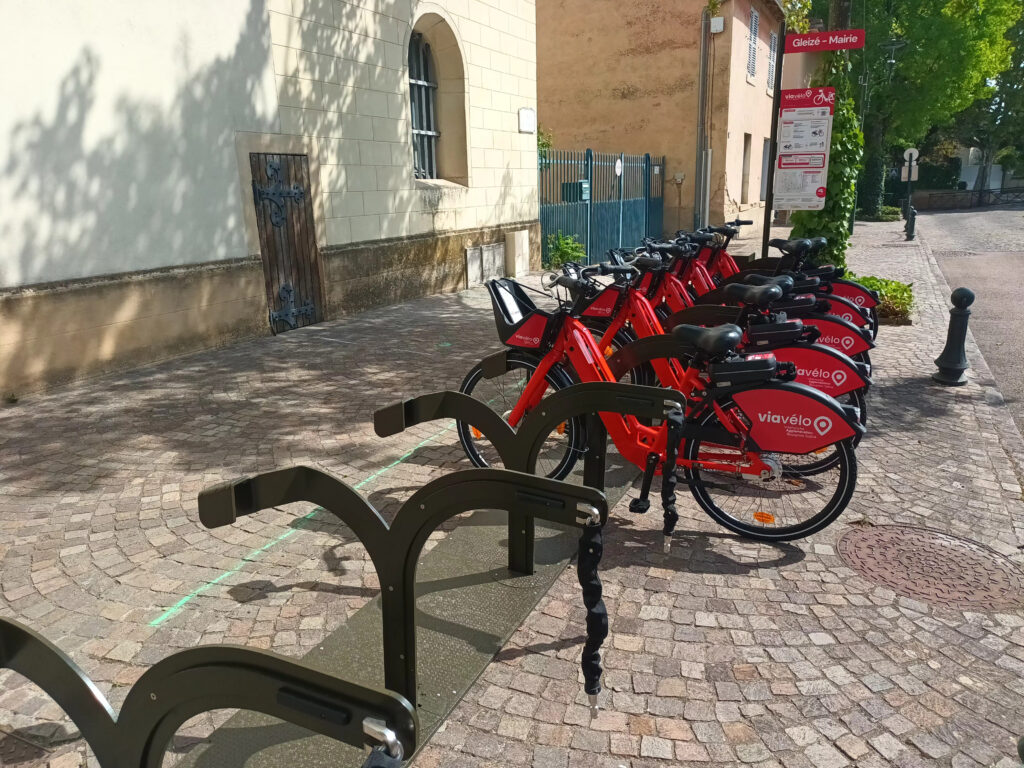 Station viavélo à Gleizé