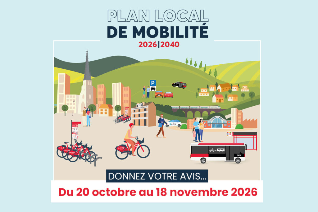 visuel mobilité dans le cadre du plan local de mobilité et de la consultation du projet
